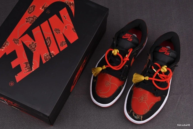 Reps TBkick Jordan Chinese 1 Low Year DD2233-001 OG New 0705